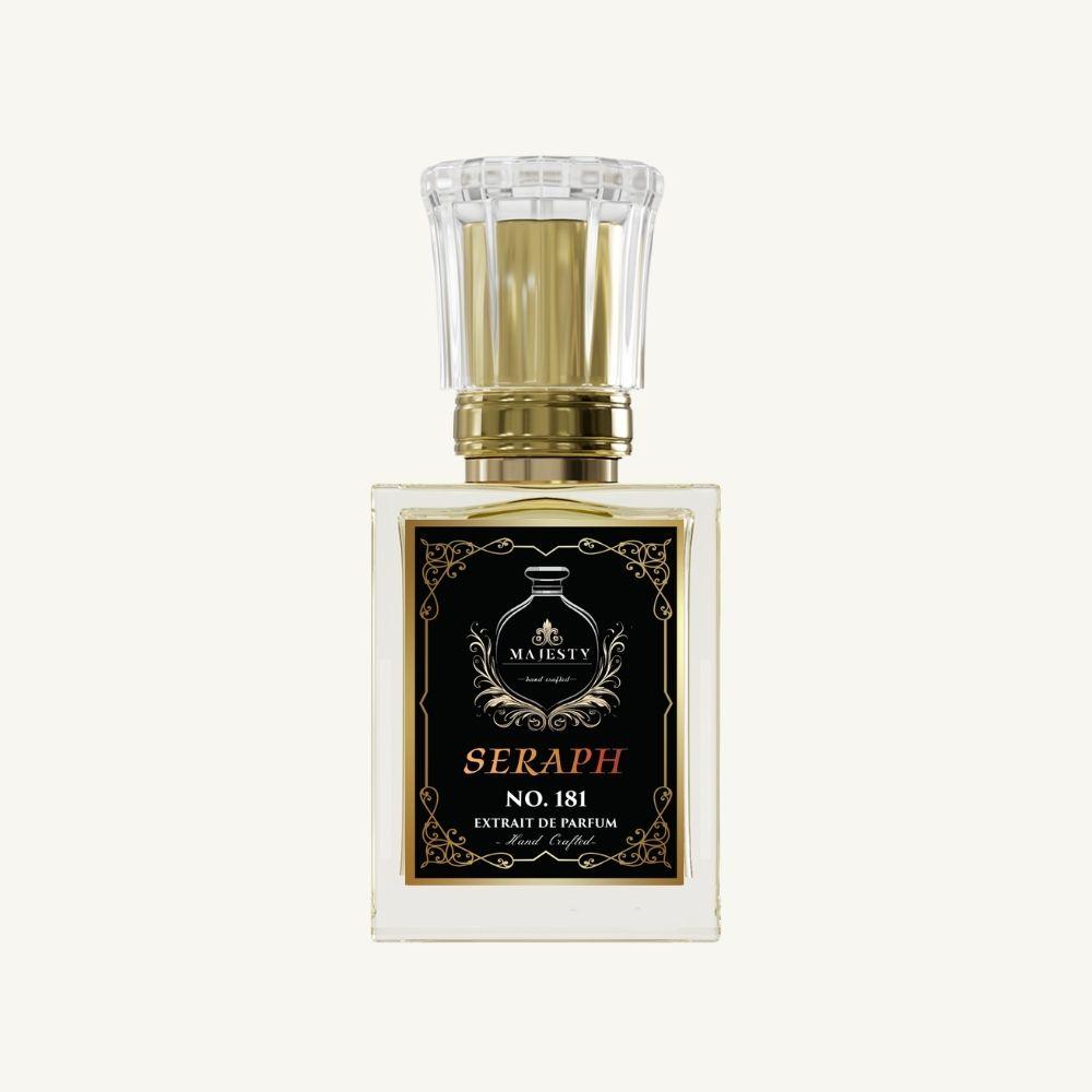 Seraph I Men I smokey, vanilla, warm spicy, cinnamon, amber, sweet, woody, musky, powdery, balsamic I Fragrance Parfum